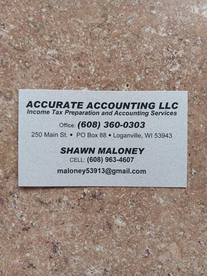 Accurate Accounting LLC in Loganville, WI (2)