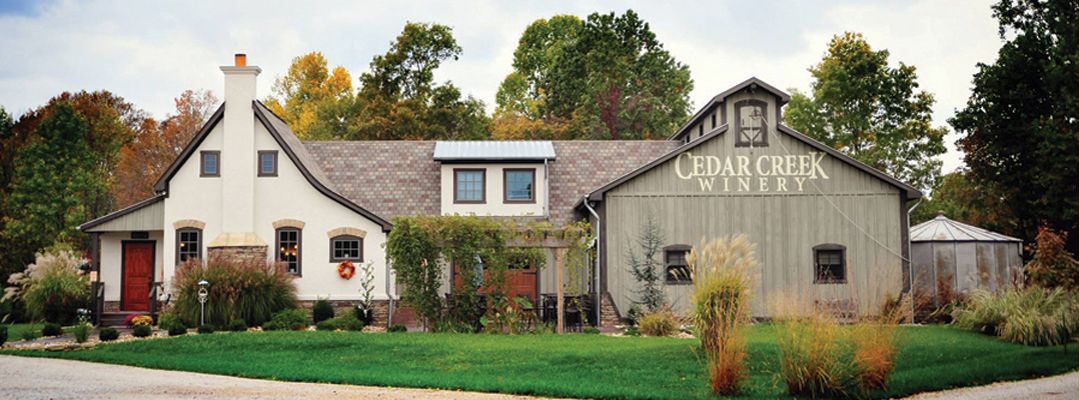 Cedar Creek Winery, Brewing Co and Distillery in Martinsville, IN