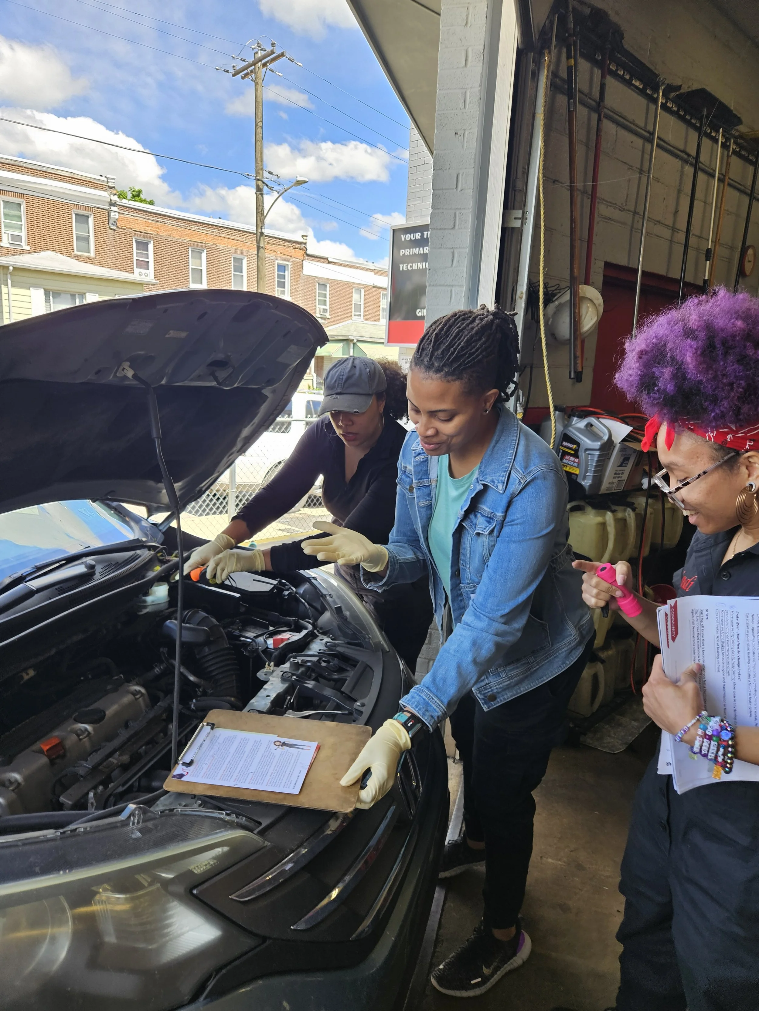 Girls Auto Clinic in Upper Darby, PA (2)