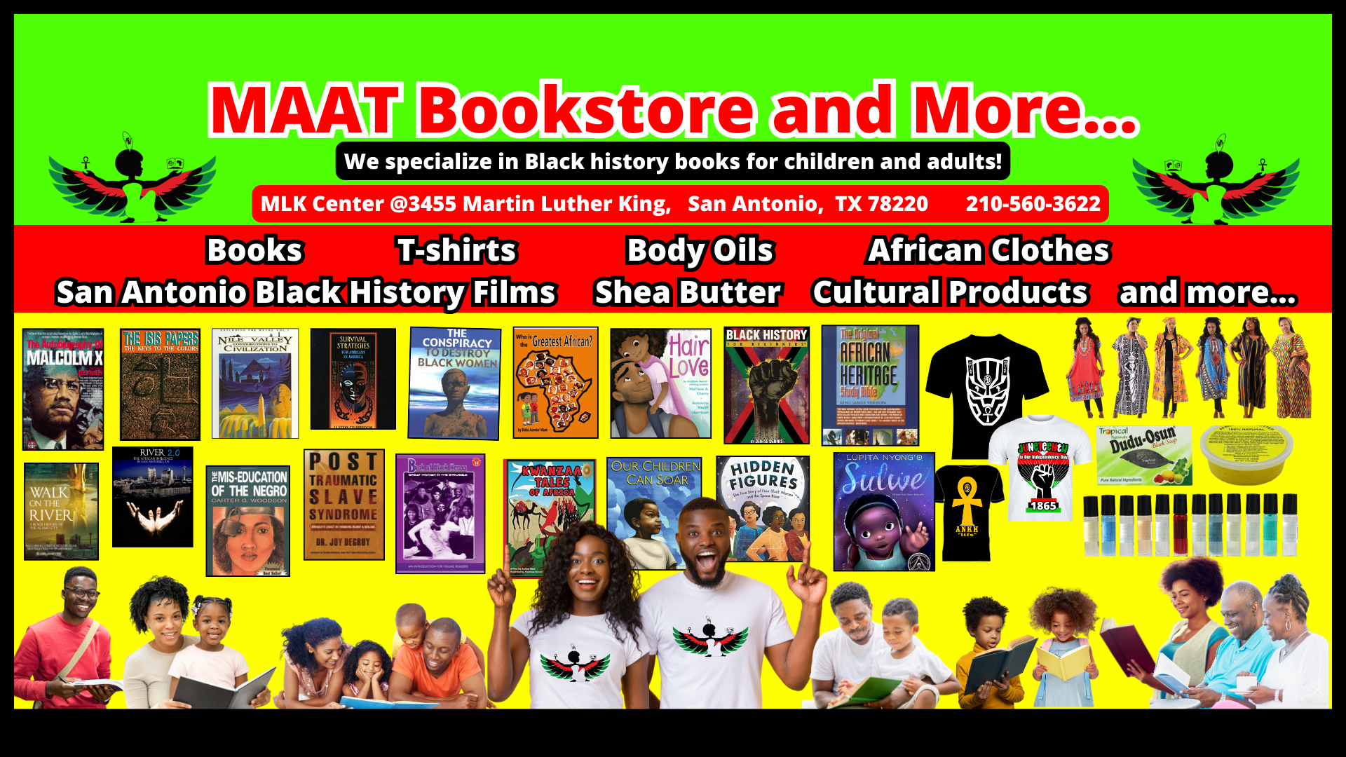 MAAT Bookstore and More in San Antonio, TX