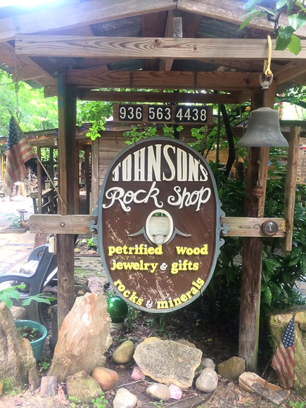 Johnson's Rock Shop in Livingston, TX