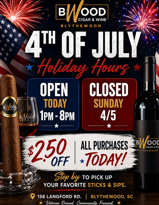 Blythewood Cigar & Wine – Premium Cigars, Fine Wines, Craft Beers in Blythewood, SC