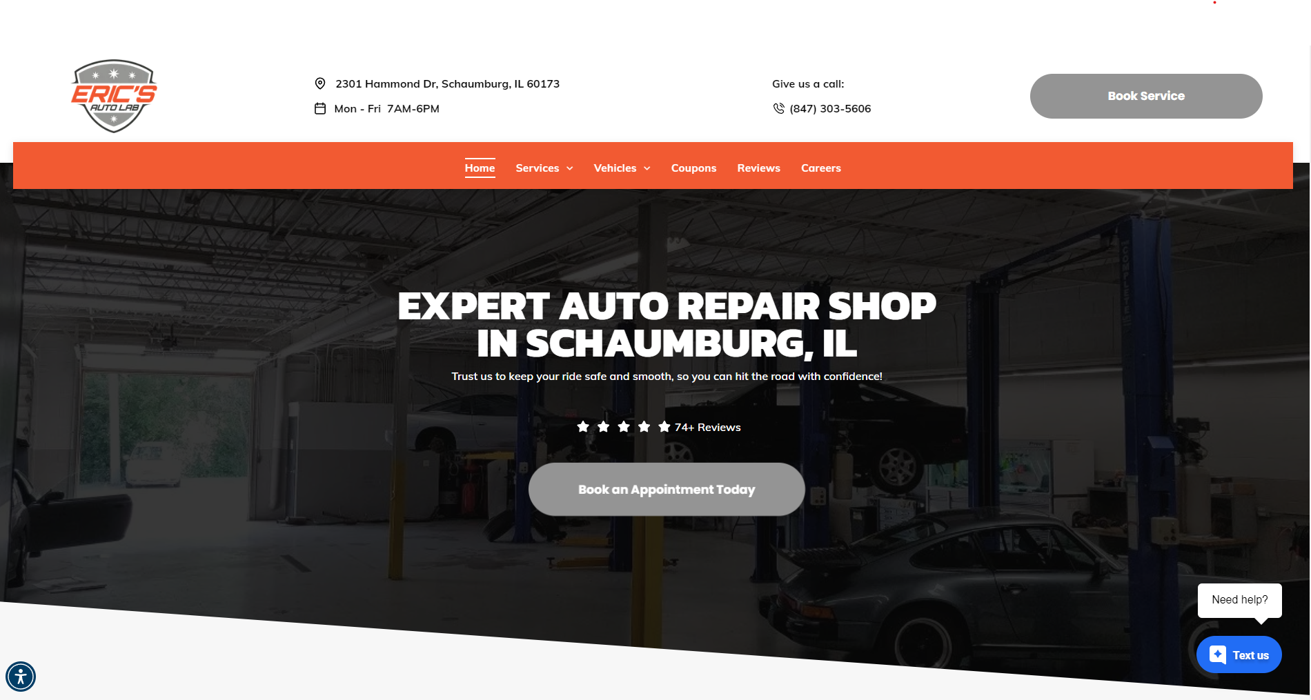 Eric's Auto Lab in Schaumburg, IL