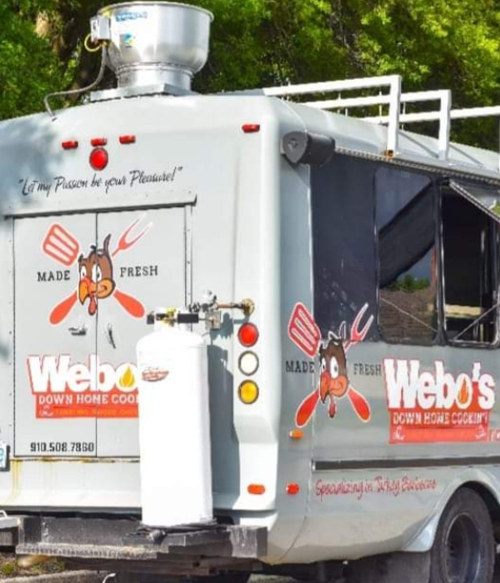 Webo's Catering and BBQ Food Truck in Wilmington, NC
