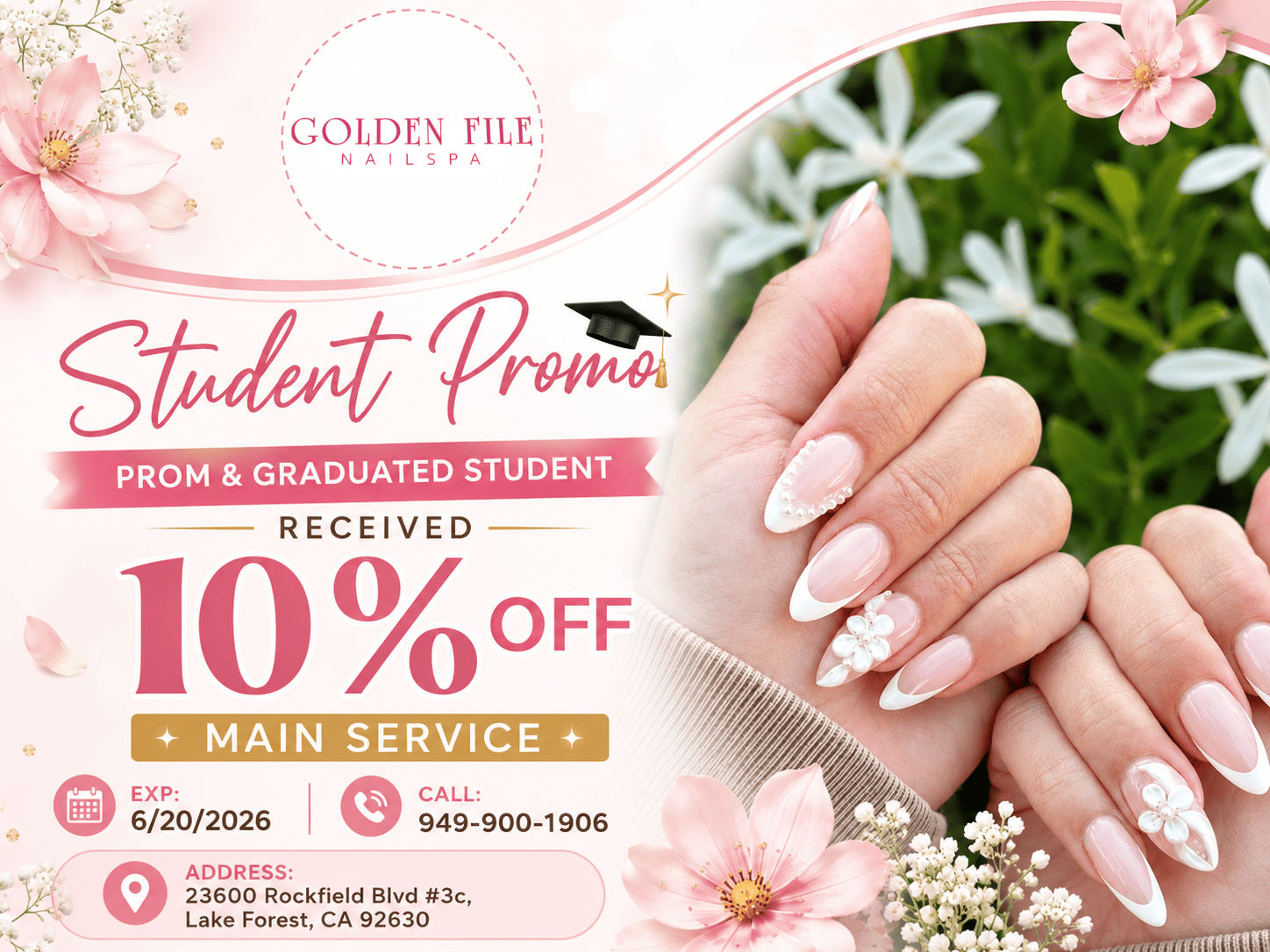 Golden File Nail Spa in Lake Forest, CA (5)