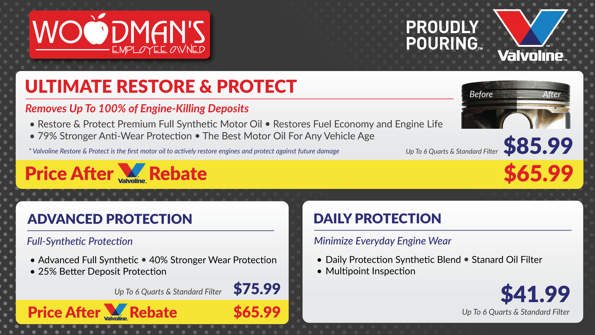 Woodman's Auto Center in Menomonee Falls, WI