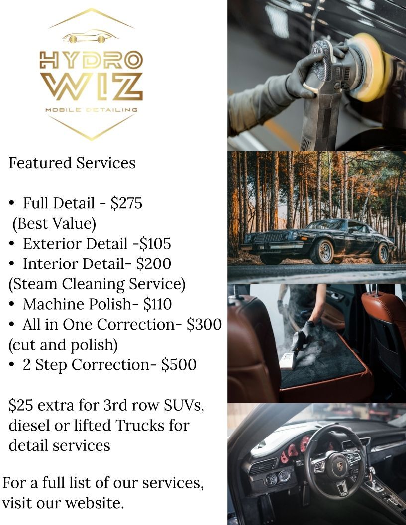 Hydro Wiz Mobile Detailing in Duncanville, TX