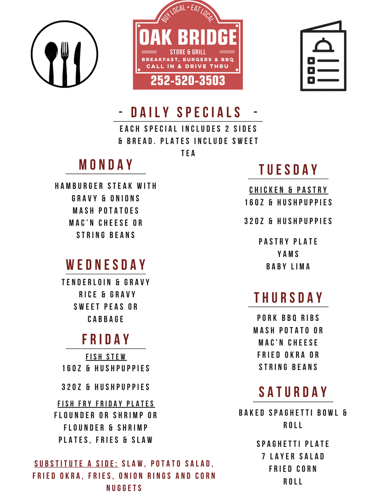 Oak Bridge Store & Grill in Kinston, NC