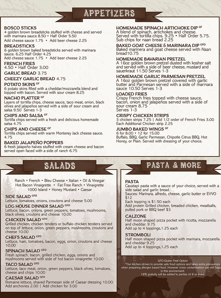 Log Tavern Pizza Co in Lodi, WI