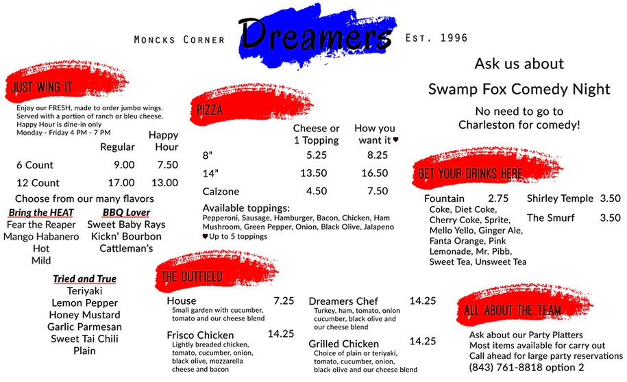 Dreamers Restaurant in Moncks Corner, SC (3)