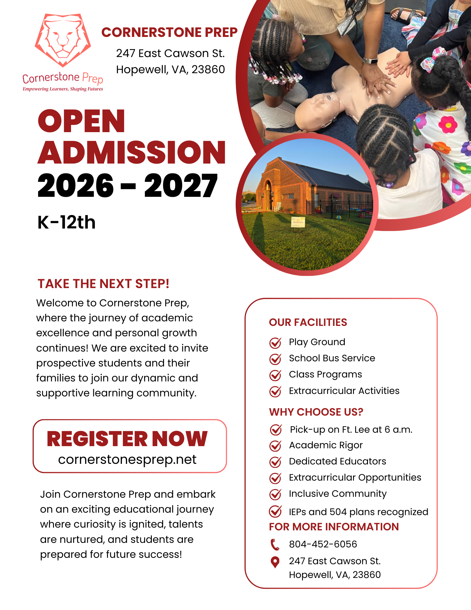 Cornerstone Prep & Kidz With Goals Unlimited in Hopewell, VA