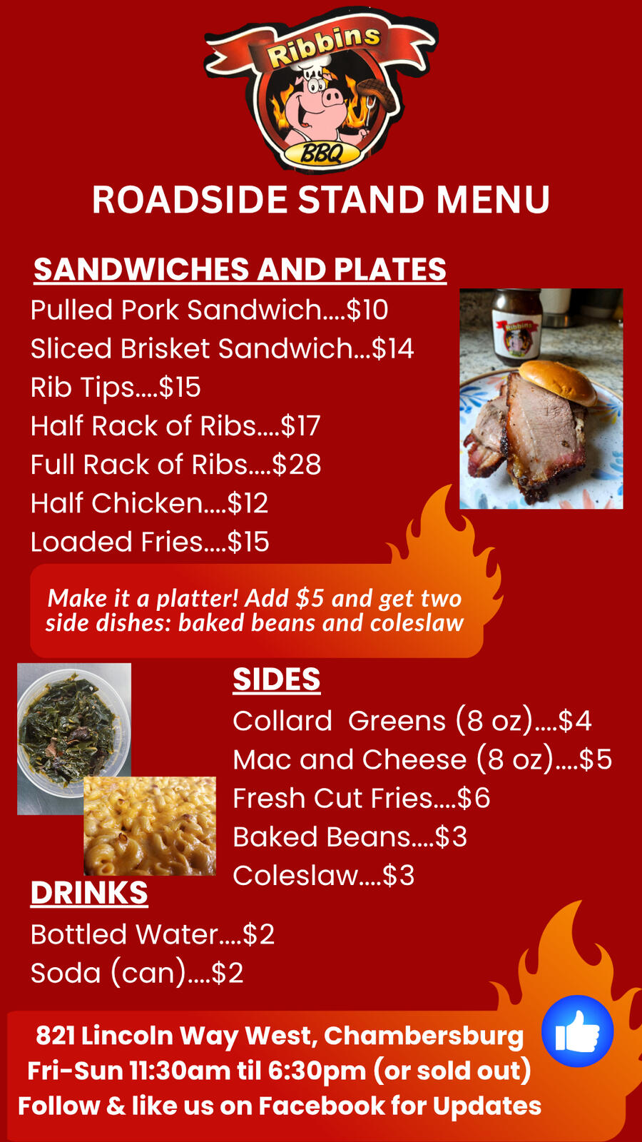 Ribbins BBQ in Chambersburg, PA