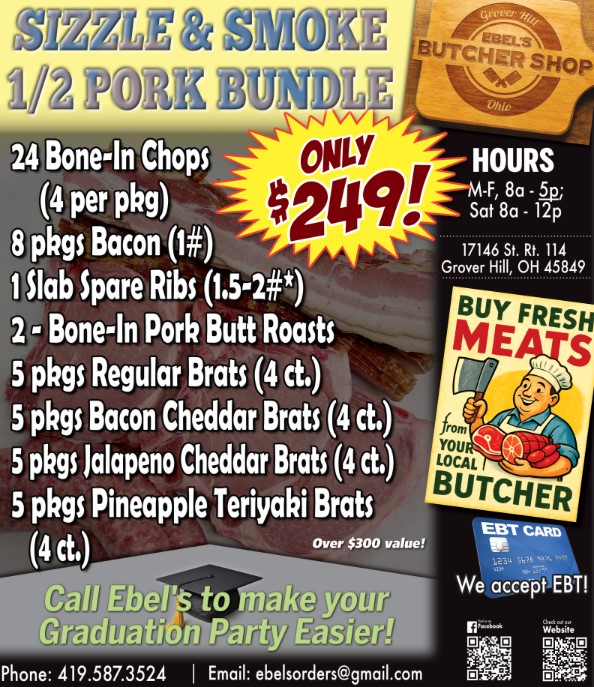 Ebel's Butcher Shop in Grover Hill, OH (2)