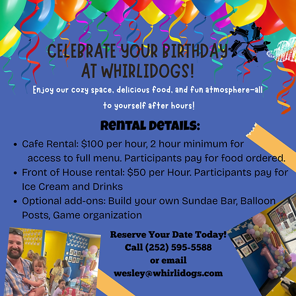 WhirliDogs Café and Training Center in Wilson, NC