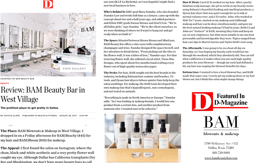 BAM | blowouts and makeup - Plano - Legacy West in Plano, TX