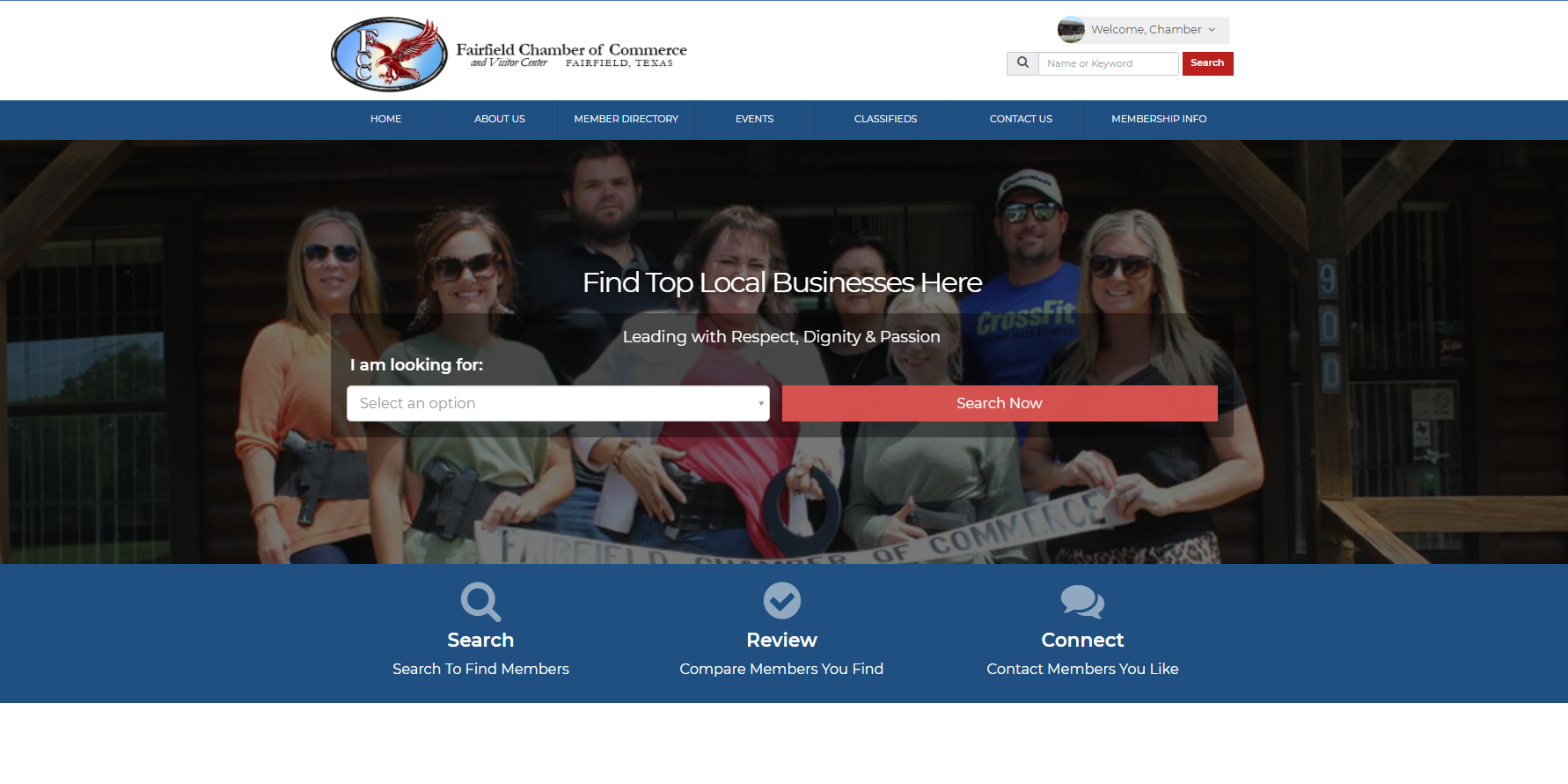 Fairfield Chamber of Commerce in Fairfield, TX